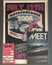 SIGNED Poster Ducati Vintage Club Giuliano MAOGGI 2008 Motogiro America Monterey picture