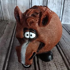 Vintage Swibco Anthropormorphic Resin Horse Coin Bank Early 2000s Collectible picture