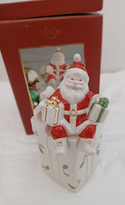 Lenox Christmas Music Box Merry Musicals Santa Jolly Old St Nick Porcelain picture