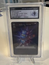 2024 VIBES TCG ENTER THE HUDDLE -FOIL DUMMY THICC DISCO BALL CGC 9 Vibes Label picture