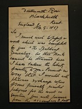 1857 J.J. Howard LL.D. Genealogist ALS re: Miscellanea Genealogica & Spalding picture