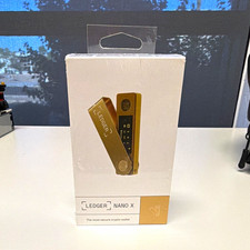 Ledger Nano X Hardware Crypto Wallet, Gold - Crypto- picture