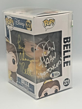 Paige O'Hara + don Disney Beauty & the Beast Belle #221 Signed Funko Pop Beckett picture