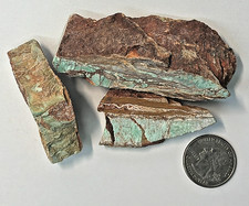 142 Grams of Natural Australian Variscite Slabs Rough Natural Cutting Variscite picture