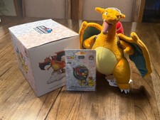 Charizard BUNDLE - Pokémon 2026 Worlds Jet Plush, XP Lava Pin & Exclusive Figure picture