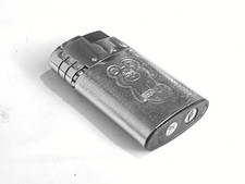 RAR vintage fully functional Gas Lighter with Moscow Olympic Bear - USSR 1970s picture