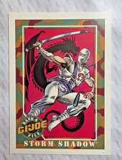 1991 Impel Hasbro - GI Joe Series 1 Trading Card - Storm Shadow #28 picture