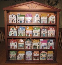 Complete 1994 LENOX CANTERBURY CROSSING SPICE JAR VILLAGE SET Fine Porcelain picture