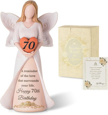 70Th Birthday Angel Figurine Gifts for Women Mom Daughter Friend picture