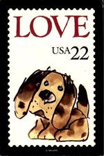USA Love Postcard, 1985 Postcard picture
