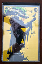 Absolute Batman #1 First Signed Jae Lee Croc Sketch, color by June Chung w/ COA picture
