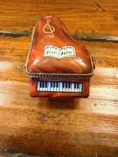 Limoges France Marque Deposee Peint Main Grand Piano Trinket Box (#280 of 300) picture
