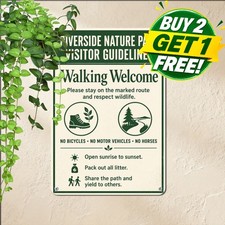 Appalachian Trail Hiking Mountain Forest Backpacking Art Metal Tin Sign 8x12 picture