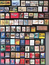 86 vintage Matchbook covers: 1940's/50's pinup hillbilly Technocracy Chevy - lot picture