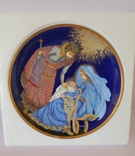 Vintage Christmas Nativity Hutschenreuther Decorative plate german limited picture