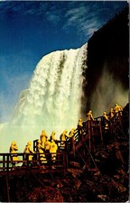 Cave of the Winds Catwalk Niagara Falls Vintage Postcard 5P21-15 picture