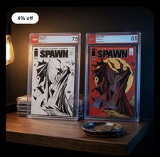 2017 Spawn #230 Sketch Variant PSA 7.5 and Spawn #230 Red Cover PSA 6.5. picture