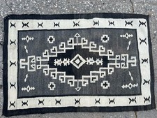 Navajo Rug 64 x 42 Early Vintage Rug Native American. picture