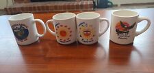 Four Coffee Mugs: One Vintage Royal Gorge Colorado Tourist Souvenir, Made in USA picture