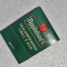 Vintage Matchbook Applebee's Neighborhood Grill & Bar Unstruck Unused Matches picture