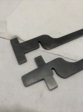 1.5”-2” Flat Box Jaw Tong Blanks Made In Indiana Blacksmith Tongs 1/4” Thick picture