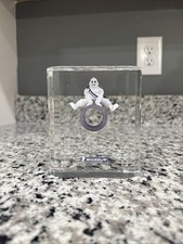 Michelin Bibendum crystal Figurine Plaque picture