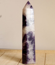 Lepidolite Tower Tall Big Large Crystal Chakra Point Gemstone Mineral Nice picture