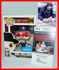 🤠🐎🔥 Val Kilmer Signed Autographed Doc Holliday Tombstone Funko POP JSA PSA picture
