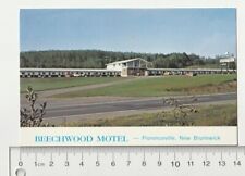 Vtg Chrome Postcard Beechwood Motel Florenceville NB Pat And Charlie Green Rr2 picture