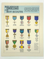 Vintage Boy Scouts BSA Rank Insignia Display Cards Eagle Scout Lot 8 8x12  picture