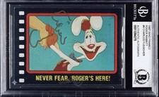 Charles Fleischer Signed 1988 Topps Who framed Roger Rabbit #6 BGS Autograph picture