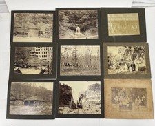 Antique 1890s-1910s Photograph Lot Railroad Steam Train Florida 9 Photos #1 picture