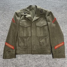 Vintage WWII USMC Vandegrift Wool Jacket 1940s Marine Corps World War II Uniform picture