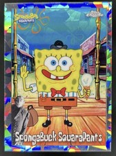 2025 Topps Chrome SpongeBob SpongeBuck SquarePants Night Shift Manager Variation picture