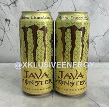 NEW MONSTER ENERGY JAVA MONSTER DUBAI CHOCOLATE 2 Full cans picture