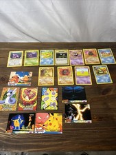 Vintage Fossil And Mewtwo Strikes Back Card Lot Of 19 picture