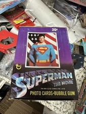 1978  TOPPS SUPERMAN (1st SERIES) Wax BOX (36) PACKS new old stock find Rookie picture