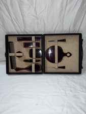 1920s 1930s ANTIQUE VINTAGE CELLULOID ART DECO VANITY DRESSING TABLE SET CASE picture