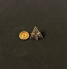 Vintage North American Aviation (NAA) employee service lapel pin Green picture