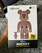 Bearbrick x Undefeated Disney Mickey The True Original 90 Years 100% & 400% w/ B picture