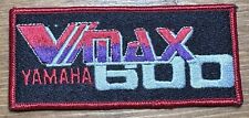 Vintage Yamaha VMAX 600 Snowmobile Patch Blue 4.5” Jacket/ Hat Embroidered picture