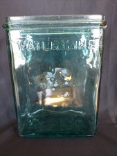 Antique Delco Light KXG-7 Aqua Glass Battery picture