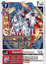 Digimon EX13 Chivalrous XIII SaviorHuckmon Ex13-012 x 4 UC Playset Pre Order picture