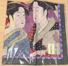 Kitagawa Utamaro Ukiyo-e Story Tenugui 100% Cotton Made in JapanNew, unused picture