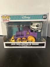 Funko Pop Trains Nightmare Before Christmas Jack Skellington in Engine #07 picture