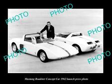 OLD 8x6 HISTORIC PHOTO OF 1962 MUSTANG ROADSTER CONCEPT LAUNCH PRESS PHOTO 1 picture