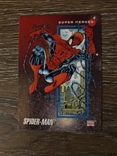 1992 Impel Marvel Universe #1 SPIDER-MAN Trading Card Mint 🔥 picture