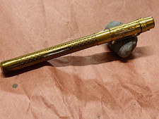 Antique Eagle Pencil Co. Gold-Tone Fountain Pen – Unusual Feedless Nib – As Is picture