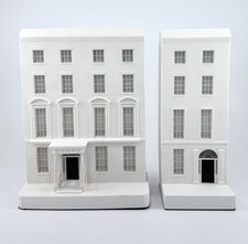 Chisel & Mouse London Townhouse Facade Pair Architectural Plaster Sculptures picture