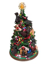 Danbury Mint Scottish Terrier Christmas Tree With Original Box picture